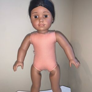 Pleasant Company a American girl Doll black hair Brown eyes .